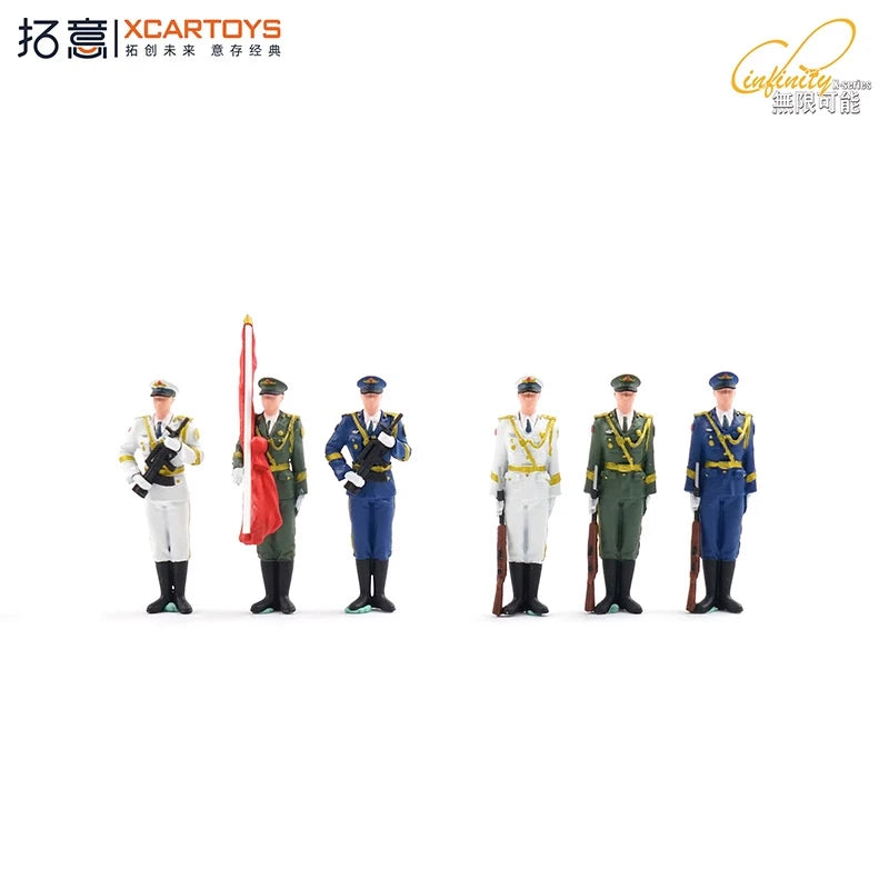 Xcartoys 1:64 Tri-Service Honor Guard figure set
