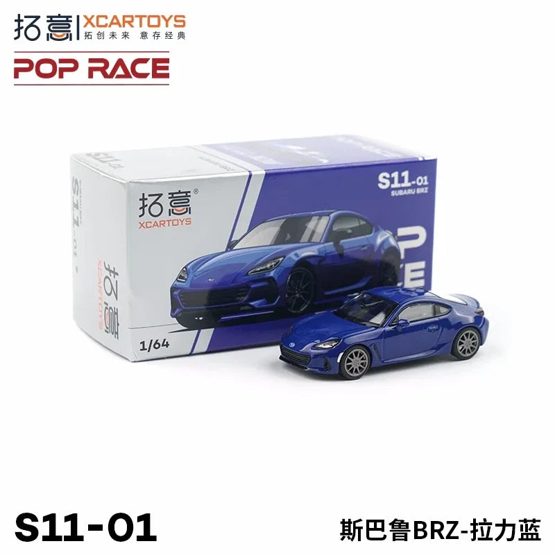 XCARTOYS POP RACE 1:64 Hongqi LS Singer MK2 RWB997 SKYLINE C210 BRZ S14 EVA RT STO GT-R Hakosuka V8 Drift Diecast Model Car