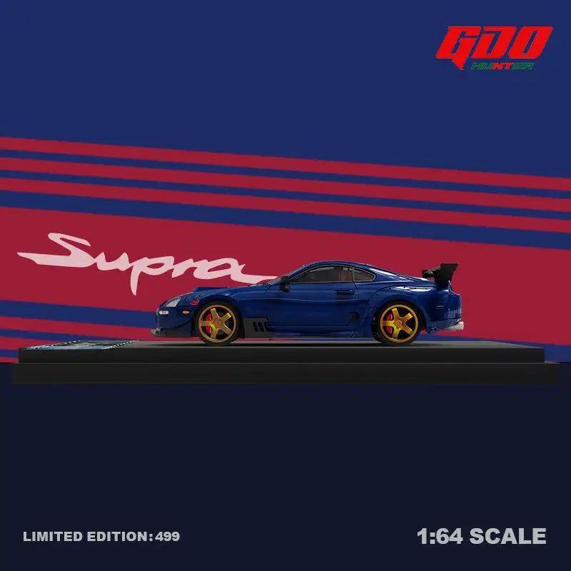 GDO Hunter x TM 1:64 SUPRA A80Z The Crew Diecast Model Car