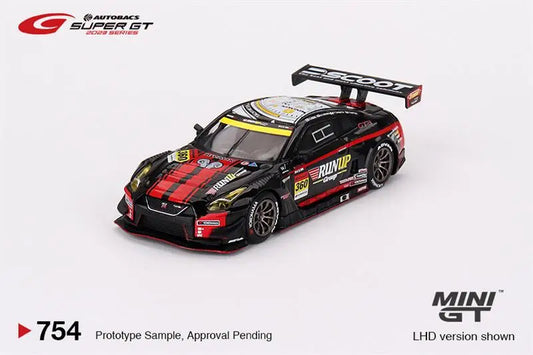 MINI GT 1:64 GT-R NISMO GT3 #360 "RUNUP RIVAUX GT-R" LHD Diecast Model Car