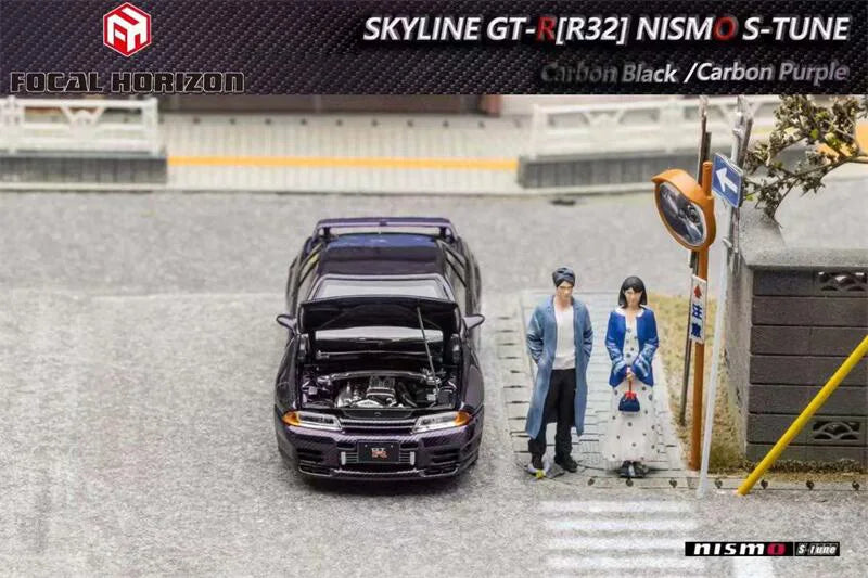 Focal Horizon FH 1:64 Skyline GT-R R32 Nismo S-Tune Full Carbon limited999 Diecast Model Car