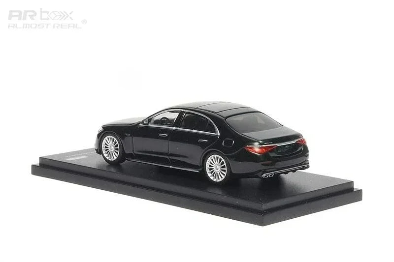 AR Box 1:64 S-Class W223 S63 E Performance 2023 Obsidian black Die-Cast Car Model Collection Miniature