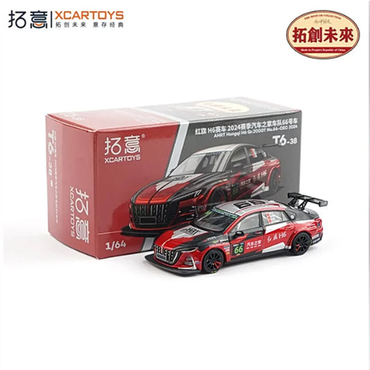 Xcartoys 1:64 AHRT hongqi H6 CEC 2024 Gr2000T Diecast Model Car