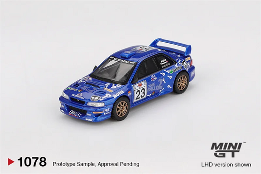 MINI GT 1:64 Impreza WRC99 #23 2000 Acropolis Rally 1078 Diecast Model Car