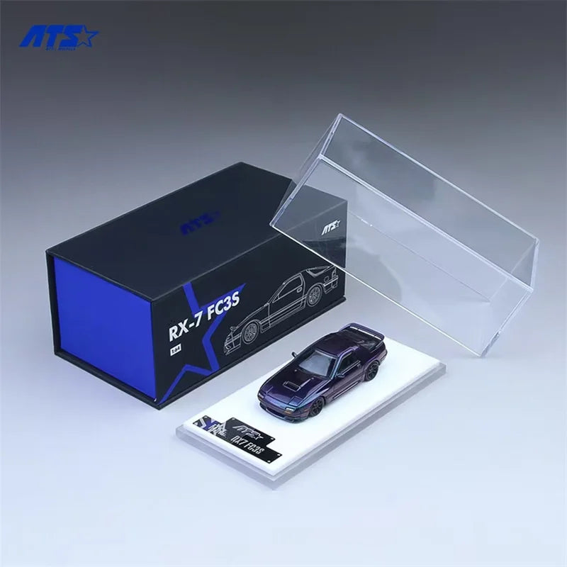 ATS 1:64 FC3S RX7 Mk2 MagicPurple Diecast Model Car