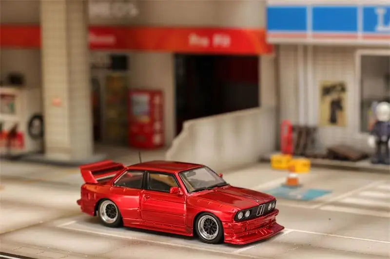 SW 1:64 Black White Red E30 M3 LTO Diecast Model Car