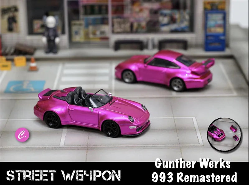 SW 1:64 GW Gunther Werks 991 Remastered Limited 500 Diecast Model Car