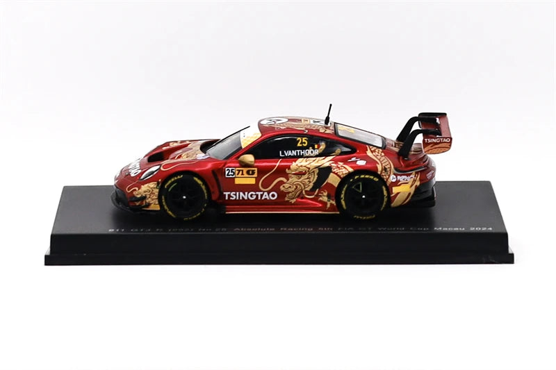 Spark 1:64 No.25 GT3 R Absolute Racing FlA GTWord Cup Macau 2024 Die-Cast Car Model Miniature Gifts