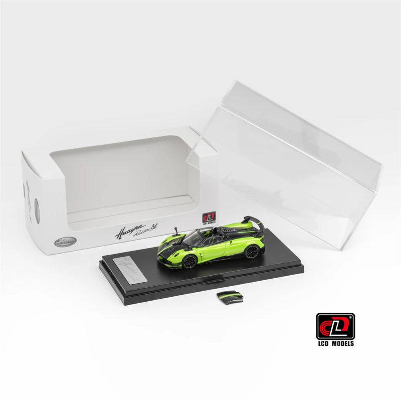 LCD 1:64 Pagani Huyara Roadster BC AppleGreen Diecast Model Car