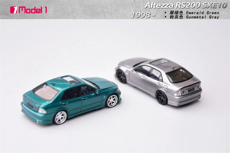 Model One 1:64 SXE10 RS200 Altezza Die-Cast Car Model Miniature Gifts