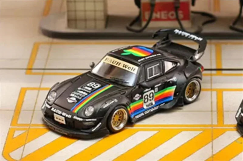 SW 1:64 RWB 993 Matte black Apple /E30 M3 LTO Diecast Model Car