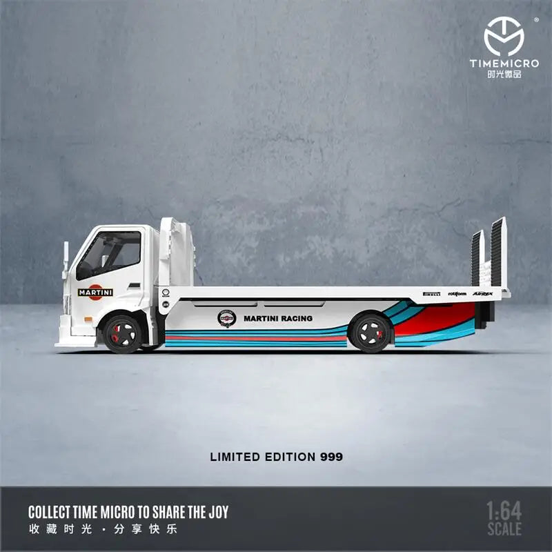 **Pre-Order** Time Micro 1:64 H300 Flatbed Transport Trailer Limited999 Diecast Model Car