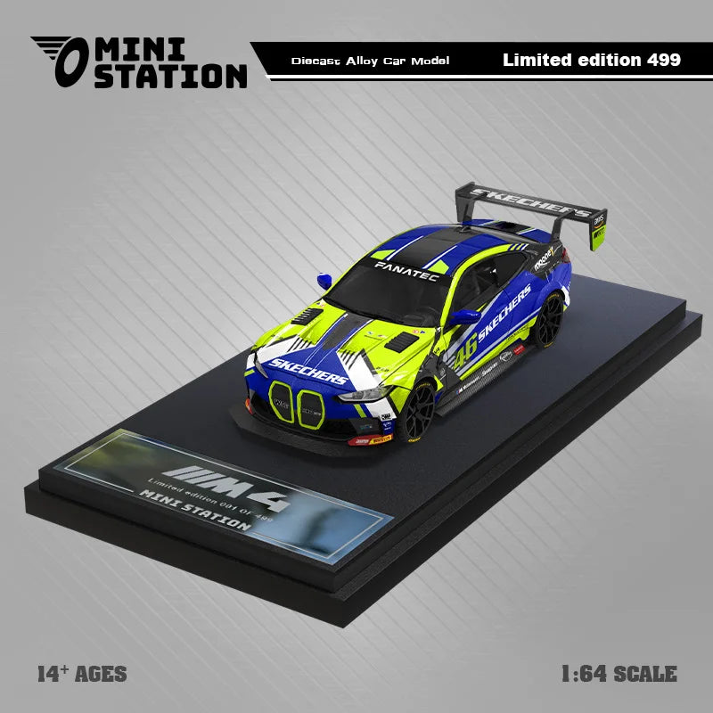 MINI STATION  1:64 M4 Rossi's Racing Diecast Model Car