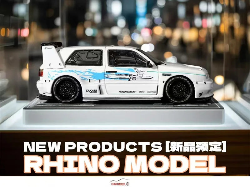 Rhino Model RM 1:64 Golf Mk3 white Diecast Model Car