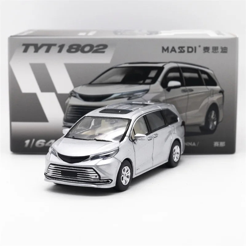 MASDI 1:64 Senna Silver Diecast Model Car