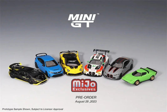 **Pre-order** MINI GT Mijo Exclusives 1:64 Lancia Stratos / Honda Civic / Lambo Huracán / Aventador / M4 GT3 / CSL Model Car