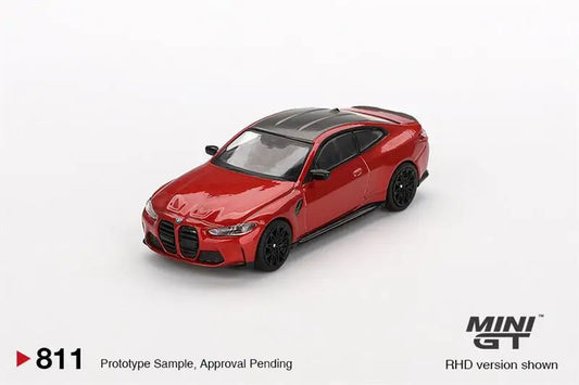 MINI GT 1:64 M4 Competition (G82) Sahkir Orange LHD Diecast Model Car