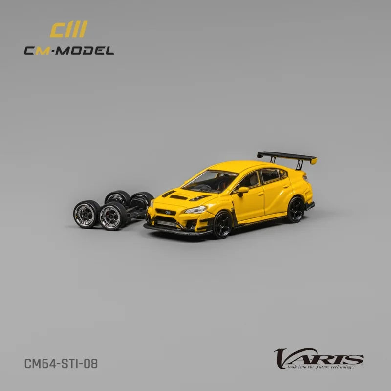 PreSale CM MODEL 1:64 STI WRX Varis Collection Miniature Widebody Diecast Model Car