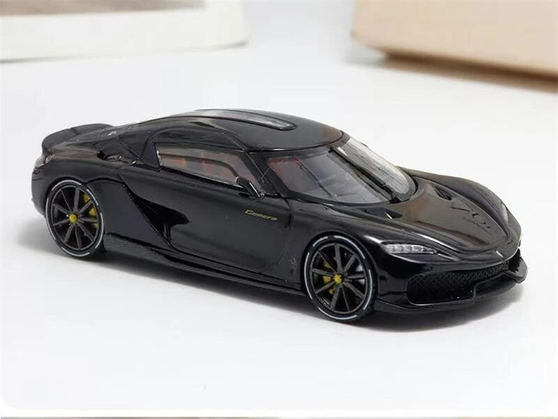 BSC 1:64 Gemera Grey White Transparent Blue Ice Blue Black Silver Die-Cast Car Model Collection Miniature