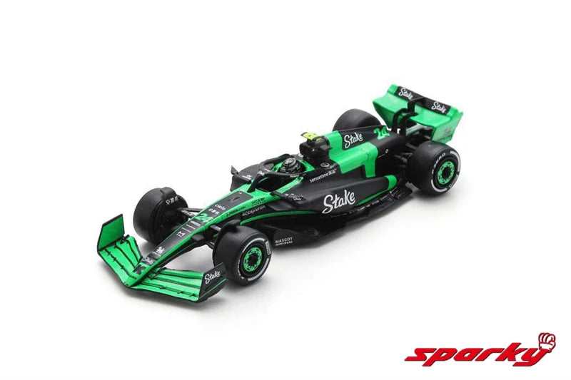 Spark Sparky 1:64 F1 2023 W13E A523 MCL60 RB19 2024 BWT A524 C44 RB20 MCL38 Haas VF24 W15E Racing Diecast Model Car