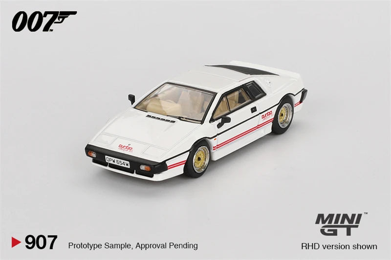 MINI GT 1:64 MGT00907-007ECH Esprit Turbo White "For Your Eyes Only" English Blister Diecast Model Car