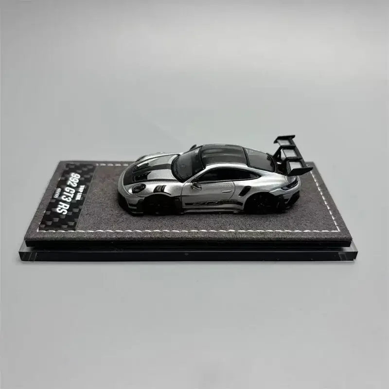 TOPLUX 1:64 GT3 RS Silver Diecast Model Car