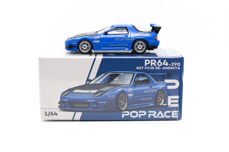 Pop Race 1:64 Pandem EG6 Mk5 RX7 RX8AMEMIYA LPI 800 SILVIA S13 DBX LANCER EVO 787B 1991 LeMans NSX-R GT Spoon Diecast Model Car