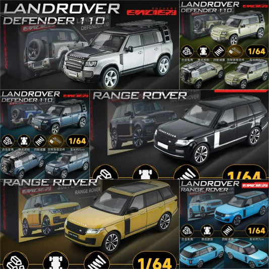 ENCHERY 1:64 LandRover Defender 110 / Range Rover Diecast Model Car