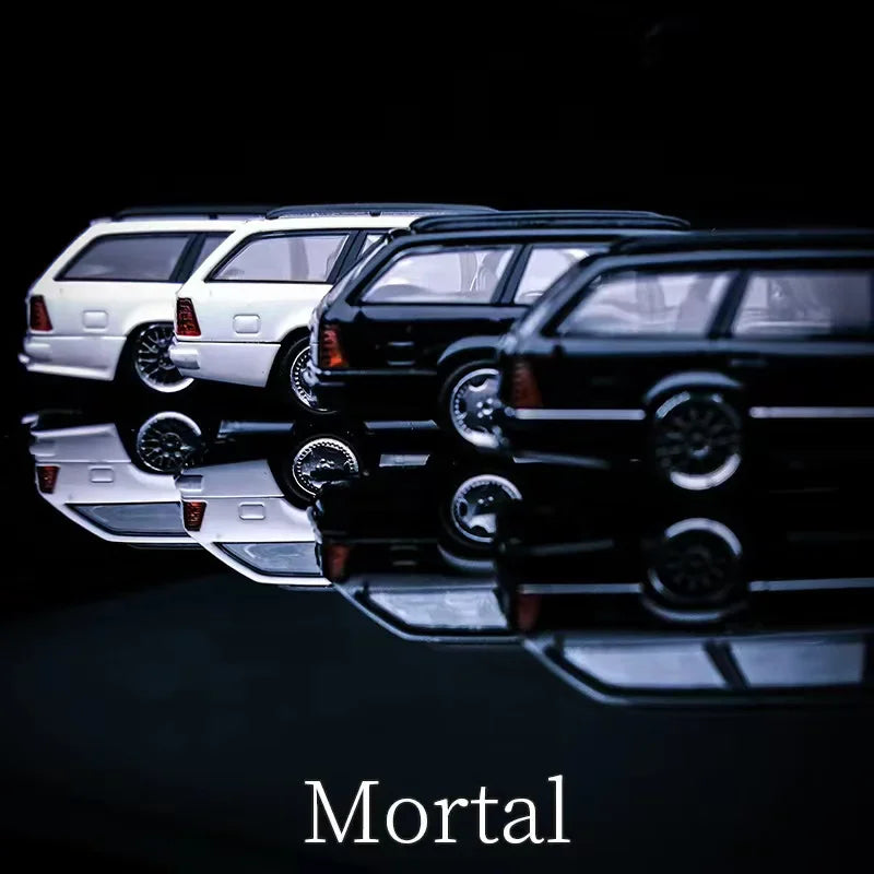 Mortal 1:64 MB S124 / Lowride with BBS wheels Diecast Model Car