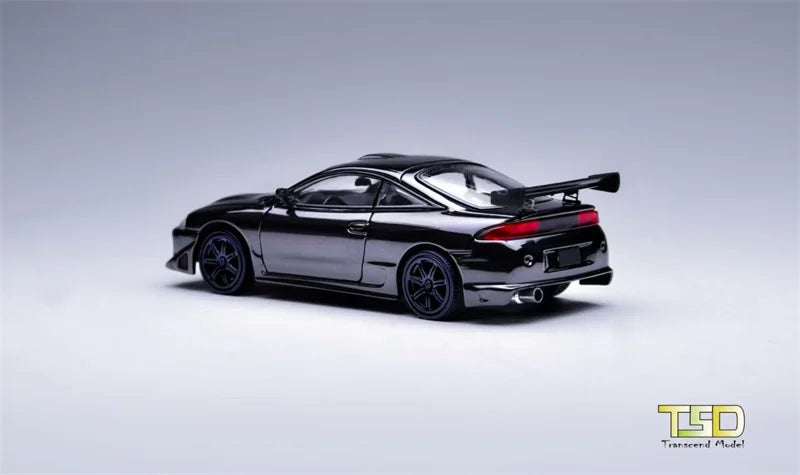 Transcend model 1:64 Eclipse Chrome gun Gray / silver / Raw Die-Cast Car Model Collection Miniature Gifts