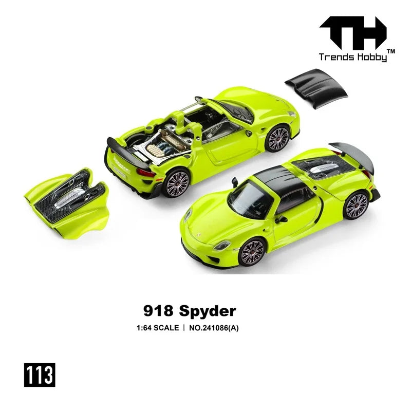 [PreSale] Trends Hobby TH 1:64 Porsche GT3 R LeMans 24H Spyder Huracan GT3 EVO2 China GT 2026 Absolute Racing Diecast Model Car