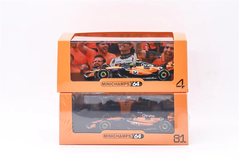 MINICHAMPS 1:64 MCL39 TEAM MONACO GP 2025 Die-Cast Car Model Miniature Gifts