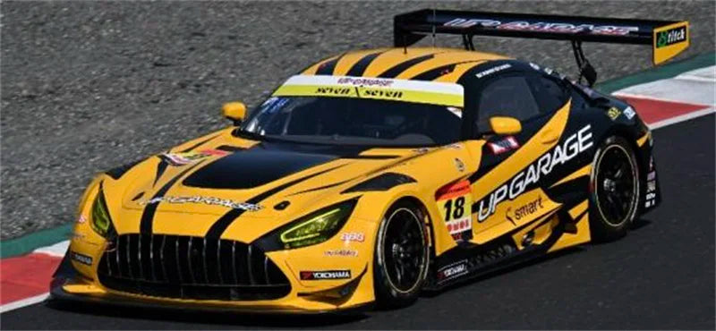 Spark 1:64 UPGARAGE No.18 GT3 TEAM GT300 SUPER GT 2025 Orange Die-Cast Car Model Miniature Gifts