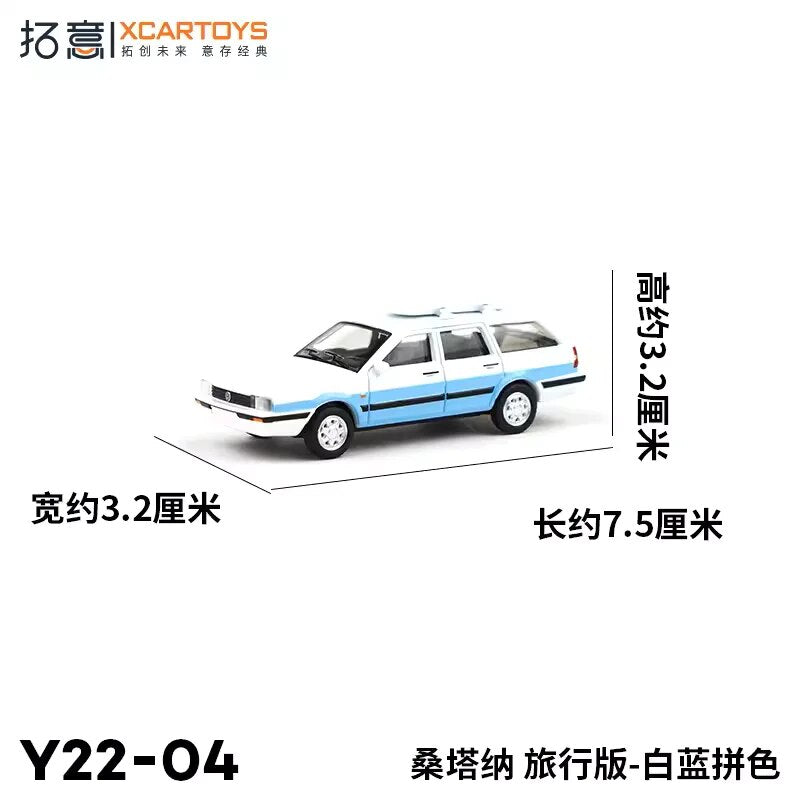 XCarToys 1:64 SANTANA wogon blue white Diecast Model Car