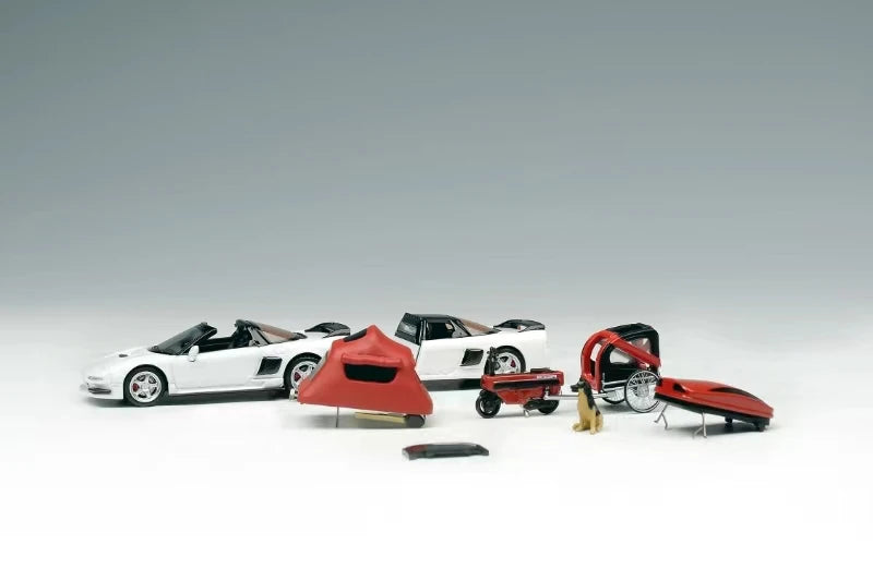 MLGB model 1:64 NSX TRA White Diecast Model Car