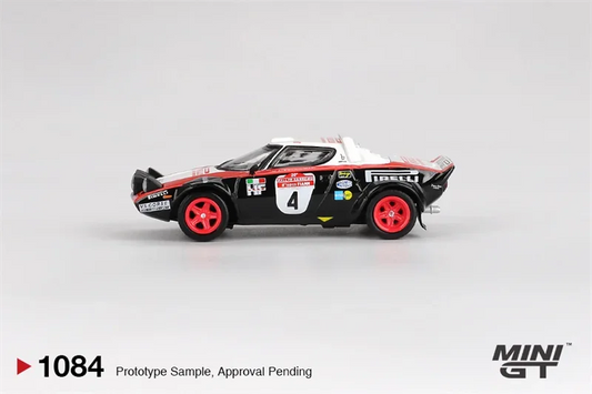MINI GT 1:64 Lancia Stratos HF #4 1978 Rally Sanremo Winner Die-Cast Car Model Miniature Gifts