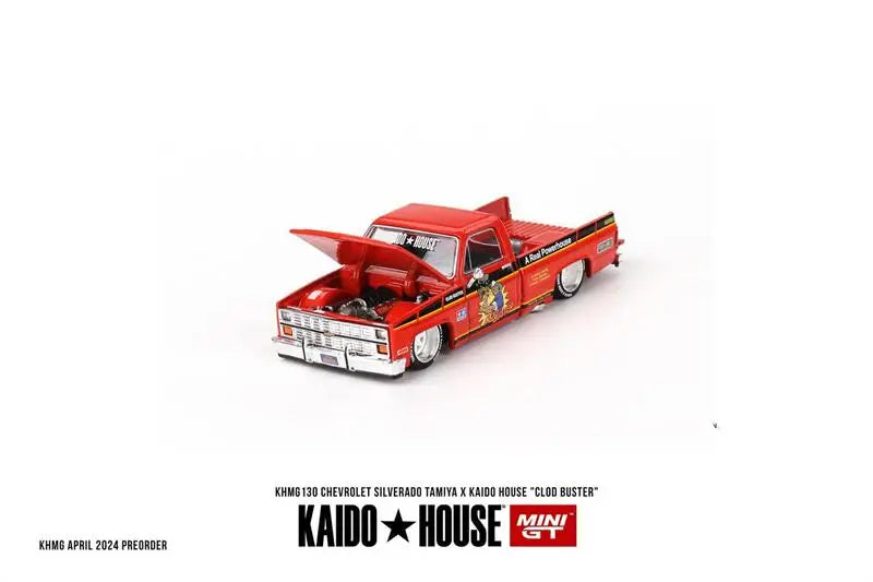 Kaido House x MINI GT 1:64 CHEVROLET SILVERADO TAMIYA X KAIDO HOUSE “CLOD BUSTER” Diecast Model Car