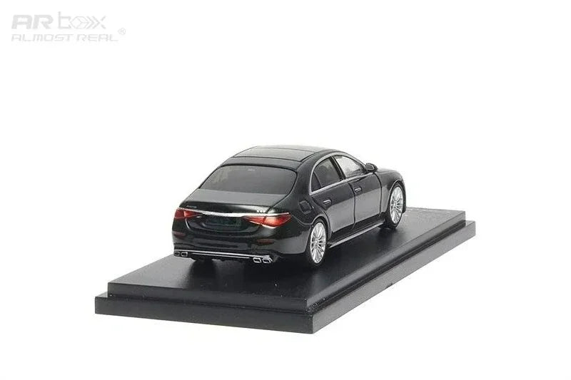AR Box 1:64 S-Class W223 S63 E Performance 2023 Obsidian black Die-Cast Car Model Collection Miniature
