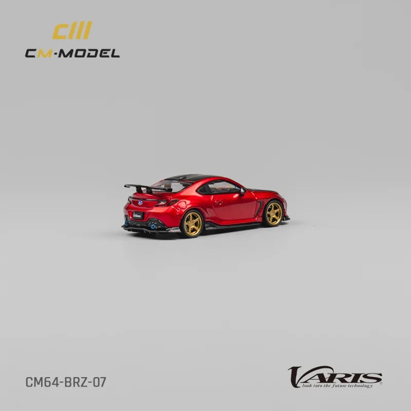 PreSale CM MODEL 1:64 BRZ Varis Metallic Red Collection Miniature DieCast Model Car