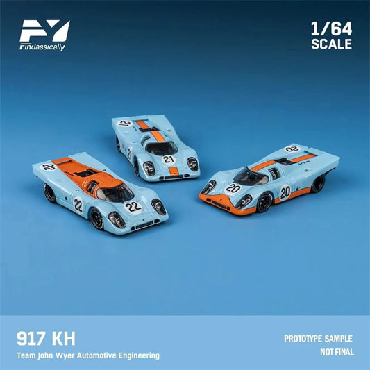 **Pre-Order** Finclassically 1:64 917K Blue Limited300 Diecast Model Car