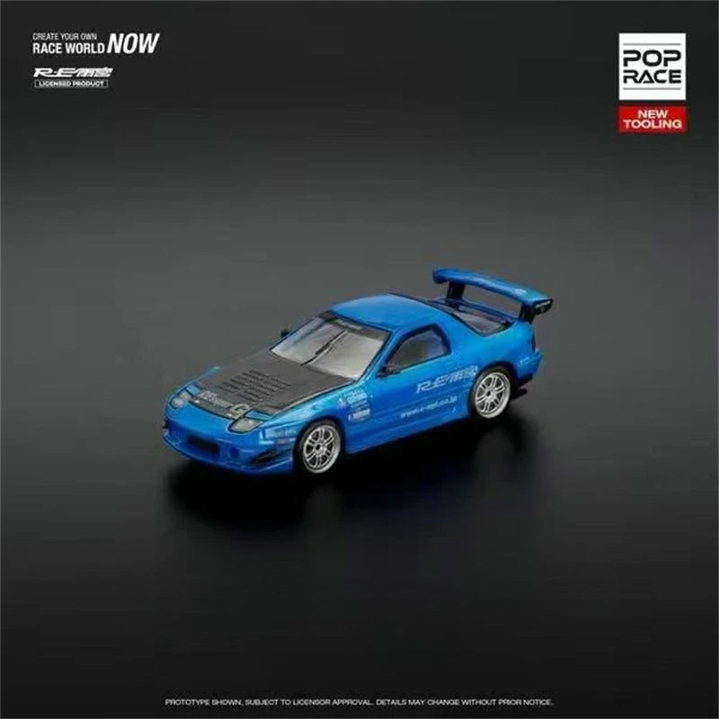 Pop Race 1:64 LPI 800 / GTI MkII / SKYLINE V8 / RX7 FC3S Die-Cast Car Model Miniature Gifts