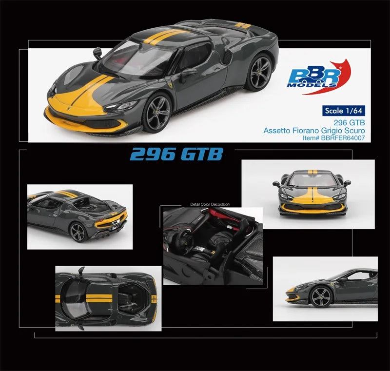 BBR 1:64 296 GTB / SF90 Diecast Model Car