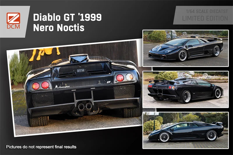 **Pre-order** DCM 1:64 diablo GT'S 1999 Diecast Model Car