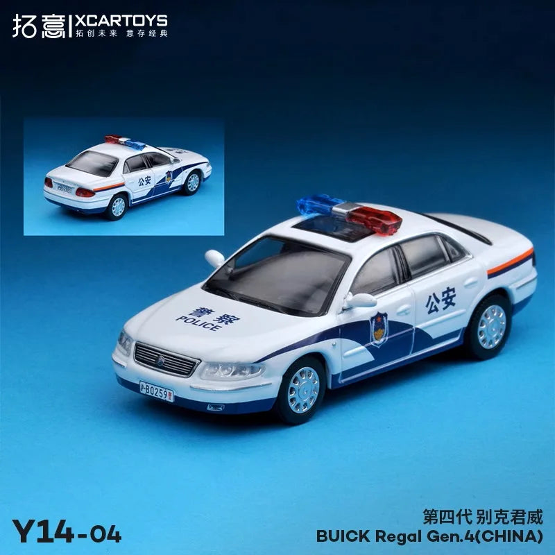 XCarToys 1:64 BUICK Regal Gen.4 (CHINA) Police Car Diecast Model Car