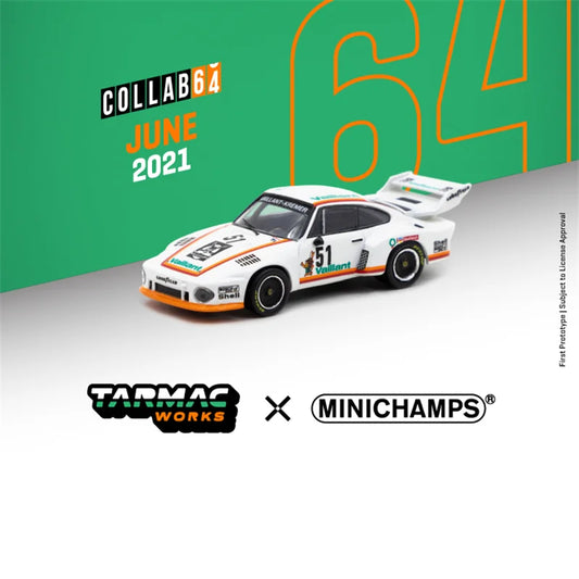 Tarmac Works x MINICHMAPS 1:64 NO.51 Die-Cast Car Model Miniature Gifts