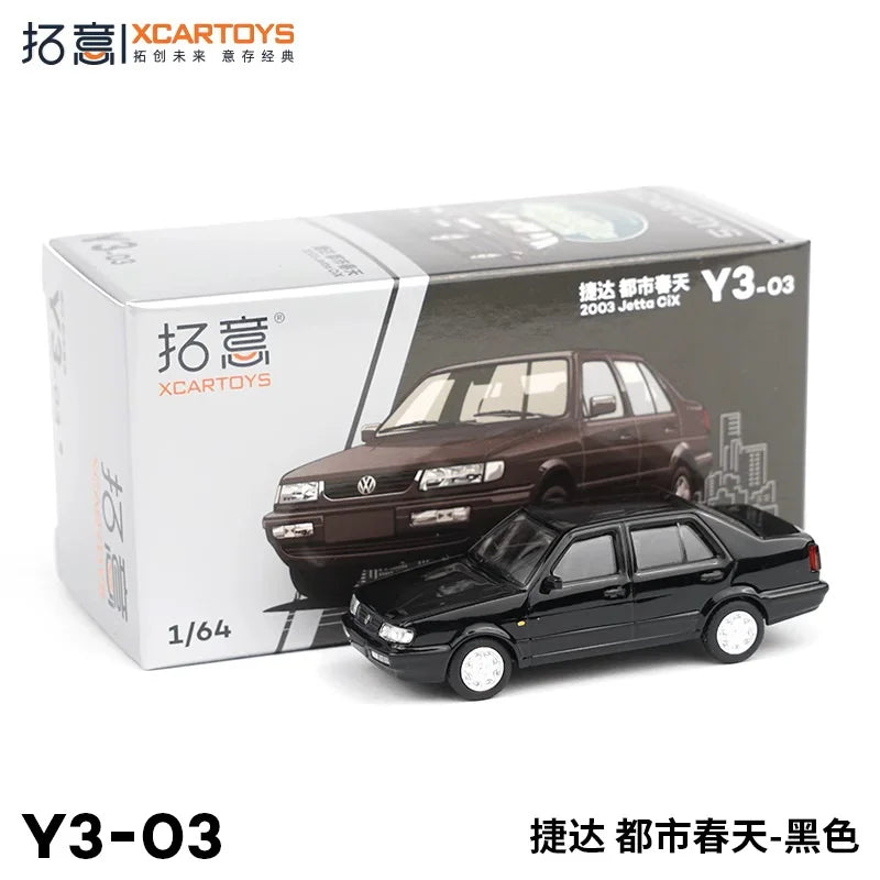 XCARTOYS 1:64 Jetta Urban Spring Black Diecast Model Car