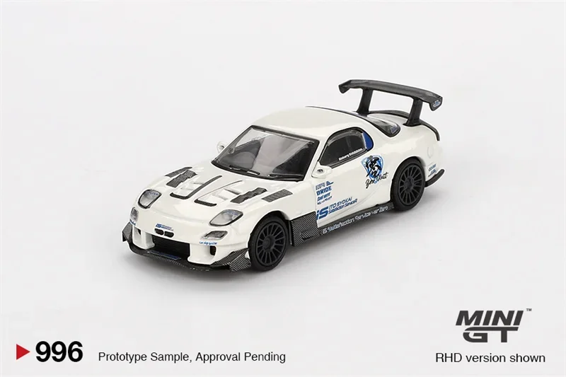 MINI GT 1:64 RX7 FD3S Itosyoukai Rei-gouki with RE Amemiya white Collection Miniature DieCast Model Car