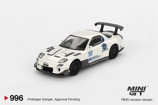 MINI GT 1:64 RX7 FD3S Itosyoukai Rei-gouki with RE Amemiya white Collection Miniature DieCast Model Car