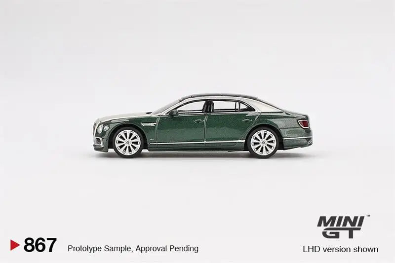 **Pre-Order** MINI GT 1:64 Flying Spur White Sand Verdant LHD Diecast Model Car