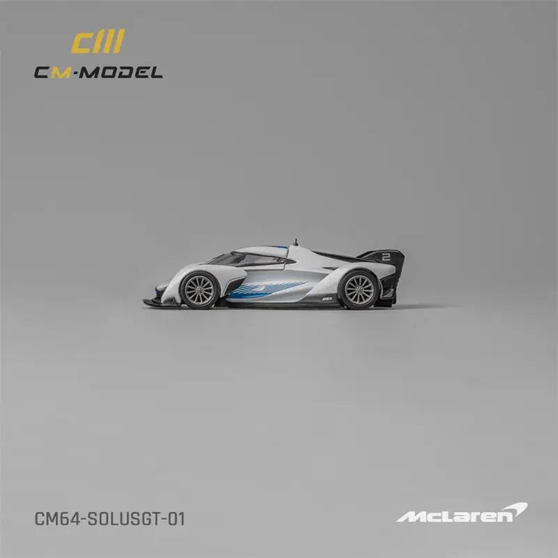 CM MODEL  1:64  SolusGT Blue White Diecast Model Car
